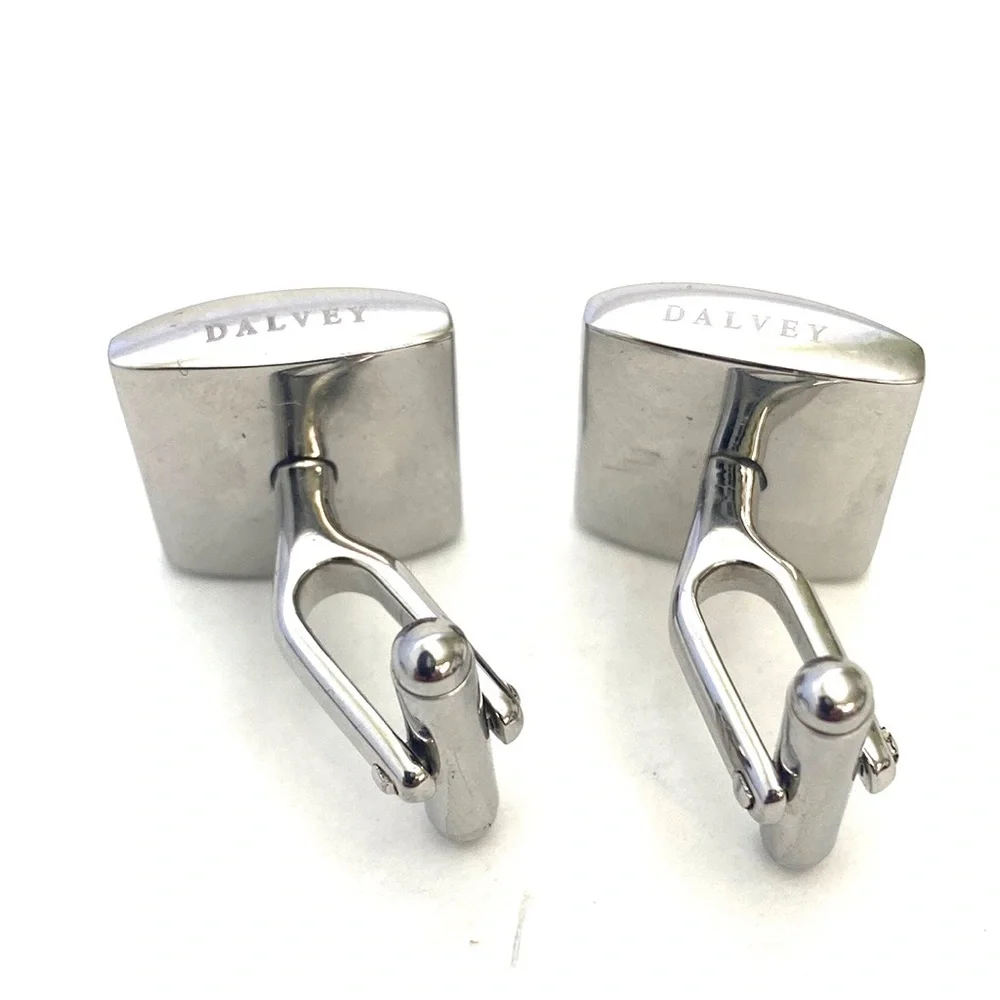 Dalvey Men's Admiralty Lapis Lazuli/Silver Cufflinks